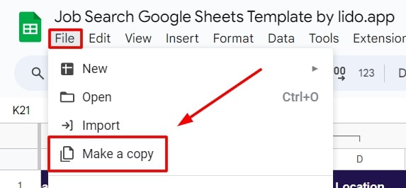 Free Job Search Template for Google Sheets (2024 Update)
